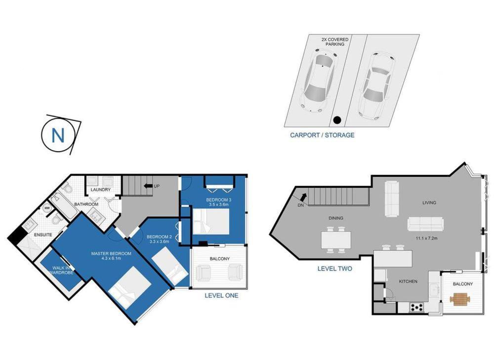 오클랜드 Split Level 125Sqm Sub Penthouse 아파트 외부 사진